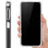 Specialty Vinyl Black Hex Texture Galaxy A20 Clear Case